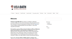 Desktop Screenshot of mbaoath.org